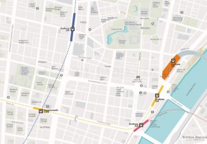 WiFiTokyo City Rail Map for train and public transportation  - Asakusa